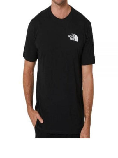 Men's Box NSE Short Sleeve T Shirt Black - THE NORTH FACE - BALAAN 2