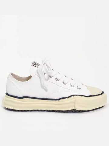 Yasuhiro Mihara Peterson VL OG Sole Canvas Sneakers White A09FW733 - MAISON MIHARA YASUHIRO - BALAAN 1