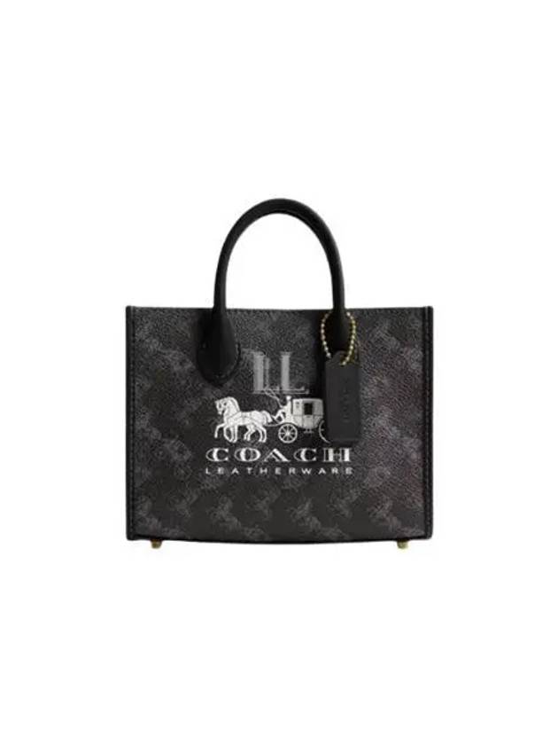 Ace Tote 17 Horse And Carriage Tote Bag Black - COACH - BALAAN 2