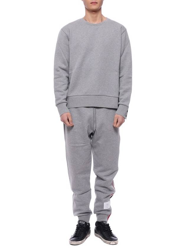 Stripe Track Pants Light Grey - THOM BROWNE - BALAAN 4