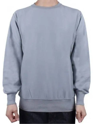 Men s Elastic High Gauge Sweatshirt Blue Gray A24SP01NU BLUEGRAY 1120467 - AURALEE - BALAAN 1