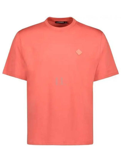 Hale Logo Patch Short Sleeve T-Shirt Dusty Cedar - J.LINDEBERG - BALAAN 2