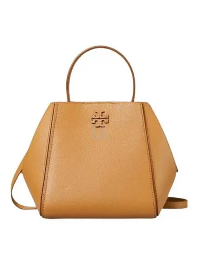 Mcgraw Logo Small Bucket Bag Brown - TORY BURCH - BALAAN 2