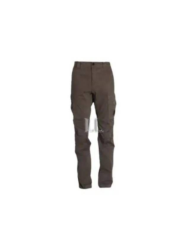 Stretch Sateen Ergonomic Lens Cargo Straight Pants Purple - CP COMPANY - BALAAN 2