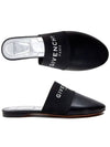 Band Logo Flat Mule Black - GIVENCHY - BALAAN 2