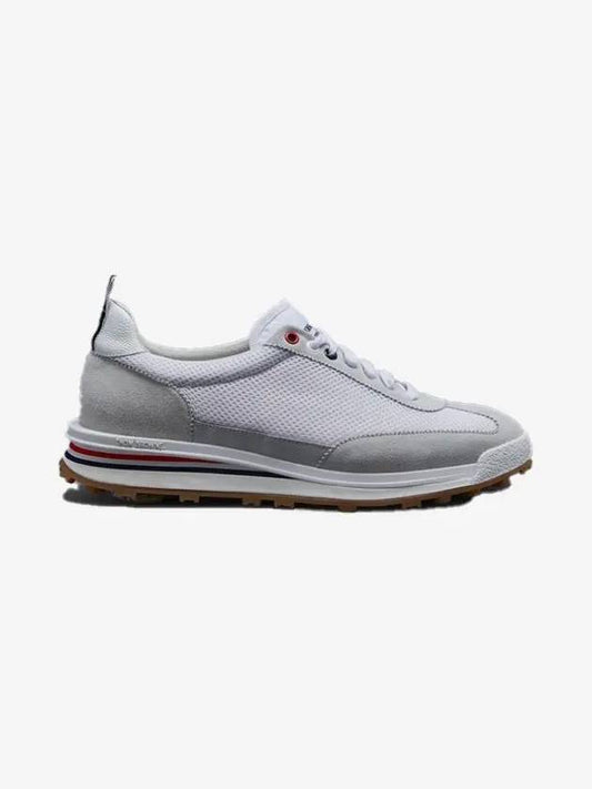 Tech Runner Sneakers White Men s MFD180B 03050 100 - THOM BROWNE - BALAAN 1