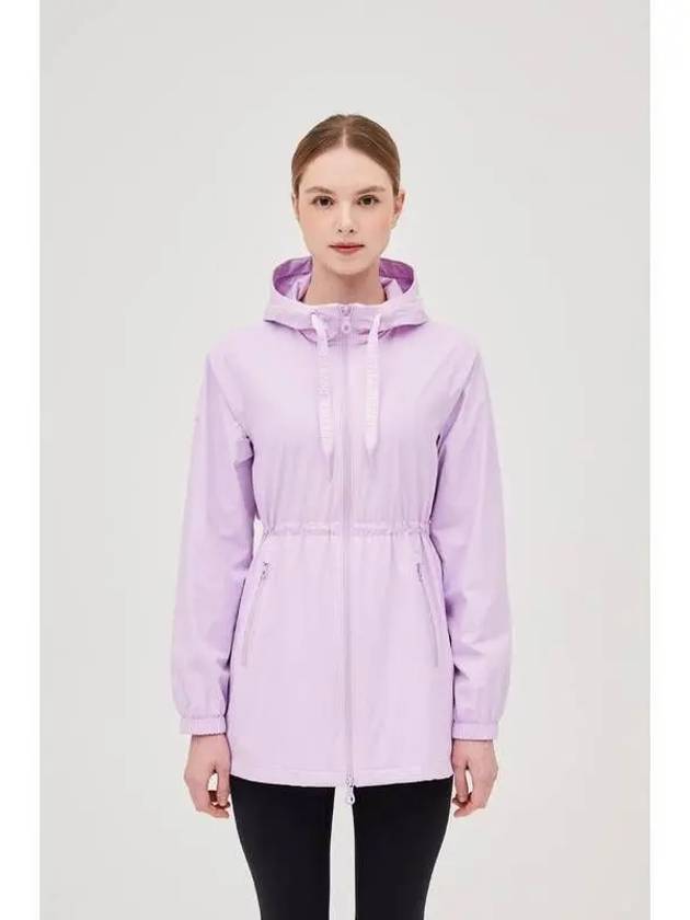 Marne Long Light Violet Women s Wind Jacket - DUVETICA - BALAAN 1