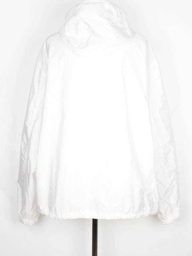 Triangle logo re nylon bomber jacket white XXL 110 - PRADA - BALAAN 5