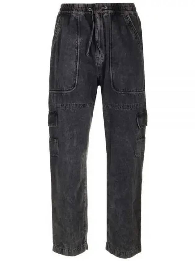 Vanni Cargo Denim Jeans Black - ISABEL MARANT - BALAAN 2