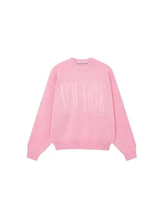 Wide New York logo knit pink 270316 - ALEXANDER WANG - BALAAN 1