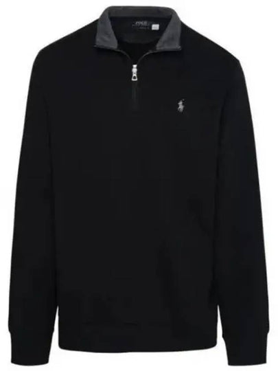 Pony Logo Half Zip-up Sweatshirt Black - POLO RALPH LAUREN - BALAAN 2