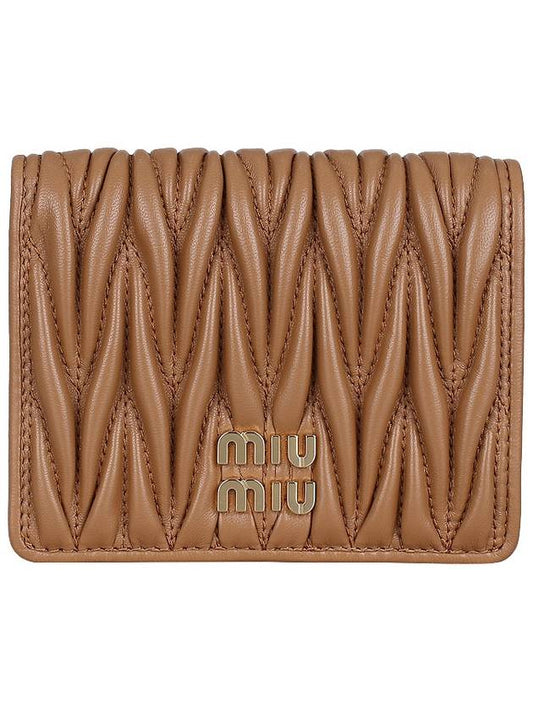 24 F W MATELASSE Leather Small Wallet 5MV2042FPPF098L B0271176539 - MIU MIU - BALAAN 2