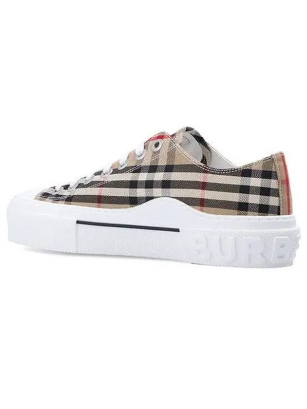 Vintage Check Cotton Sneakers Archive Beige - BURBERRY - BALAAN 4