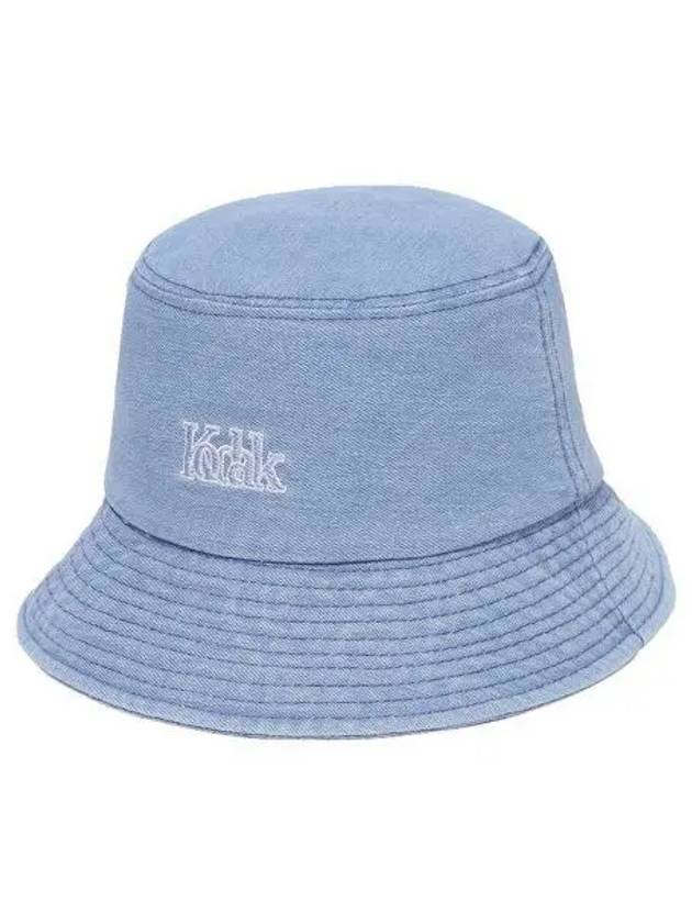 KODAK Color Plus Embroidered Logo Bucket Hat DENIM - KODO - BALAAN 1