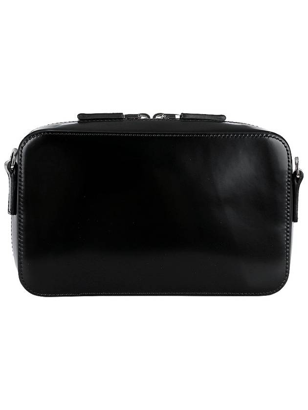 Brique Brushed Leather Messenger Bag Black - PRADA - BALAAN 6