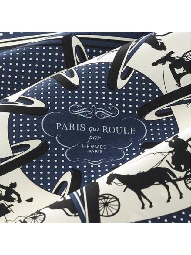 Paris Qui Roule Bandana 55 Silk Women s Scarf H044111S 01 - HERMES - BALAAN 2