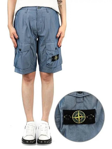 Kids Waffen Shorts 7816L0301 V0027 Blue 270496 - STONE ISLAND - BALAAN 1