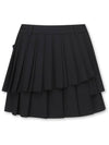 Women Pleats Wrap Skort - WAAC - BALAAN 1