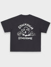 Stockholm Syndrome Ghost Oversized Fit Short Sleeve T-Shirt Charcoal - STOCKHOLM SYNDROME - BALAAN 1