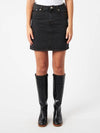 Women's Standard Denim A-Line Skirt Black - A.P.C. - BALAAN 3