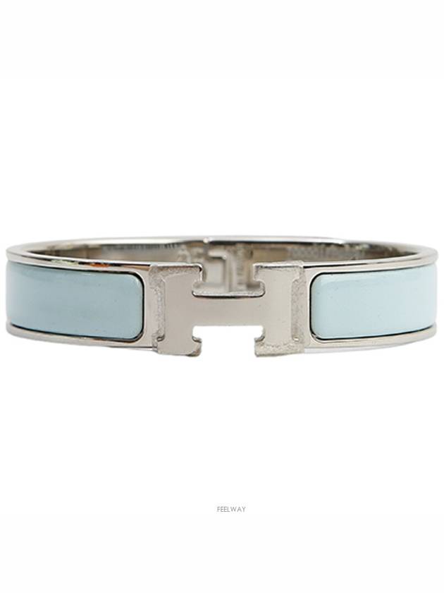 Click Ash Bangle Blue Glacier Silver ST 70971 - HERMES - BALAAN 2