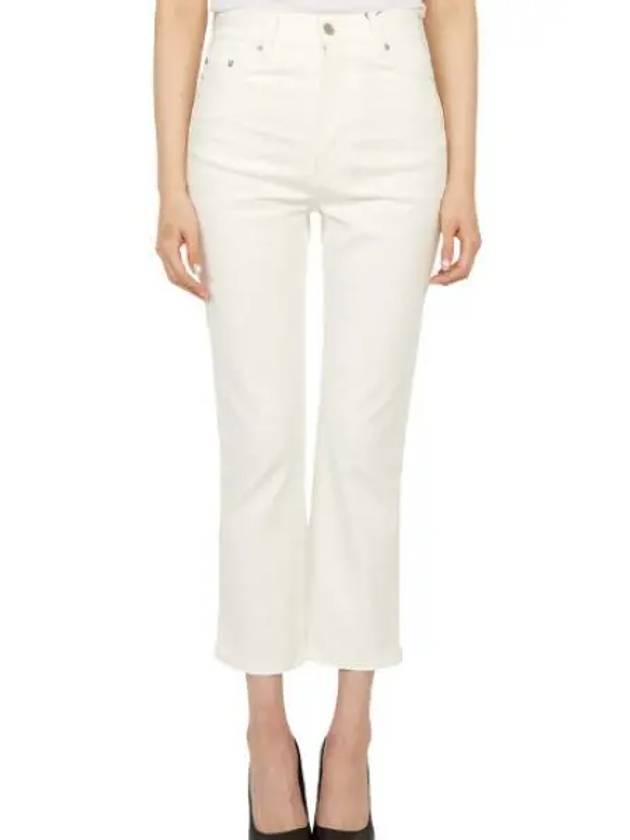 Pantalon Cropped Slim Fit Jeans White - AMI - BALAAN 2