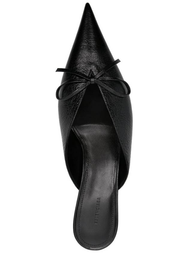 Women Knife Bow 40mm Mule Black - BALENCIAGA - BALAAN 3