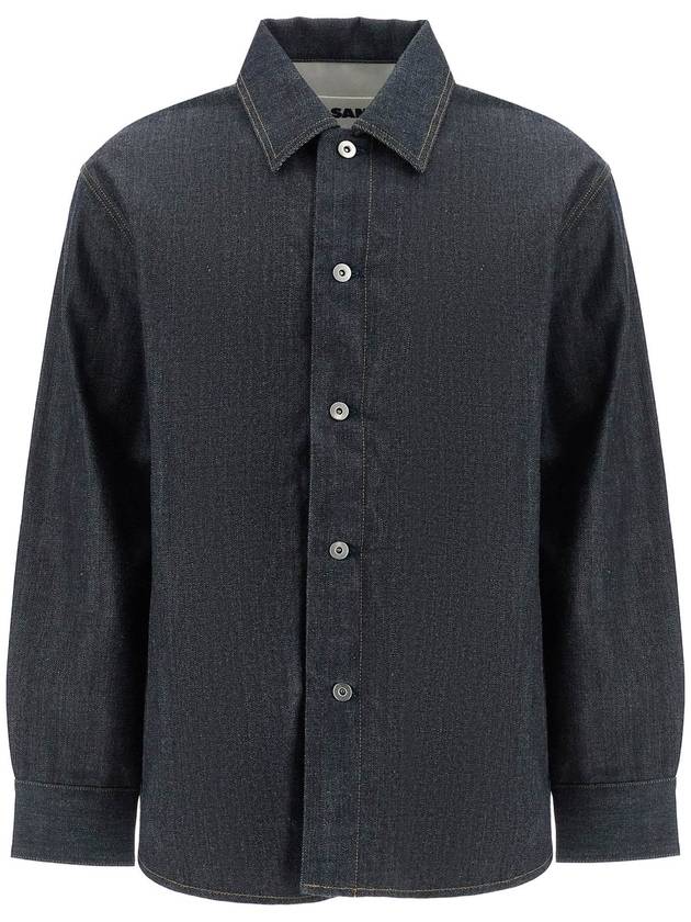 denim overshirt - JIL SANDER - BALAAN 1