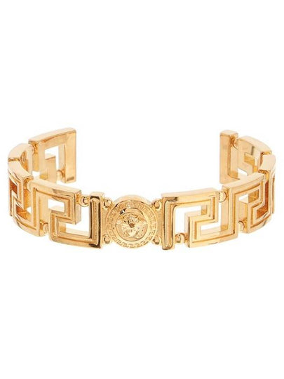 Square Greca Rigid Bracelet Gold - VERSACE - BALAAN 2