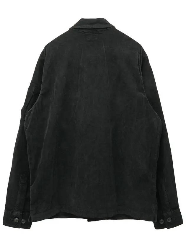 Lens Wappen Shirt Jacket Black - CP COMPANY - BALAAN 4