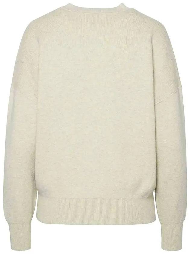 Logo Intarsia Crewneck Sweater Ecru - ISABEL MARANT - BALAAN 4