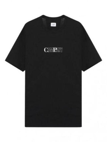 Short-sleeved T-shirt Logo printed short-sleeved T-shirt - CP COMPANY - BALAAN 1