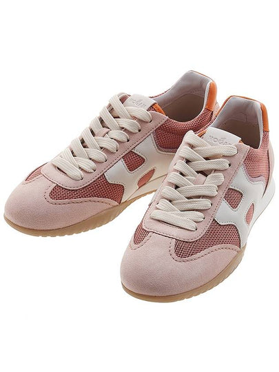 Olympia Z Low Top Sneakers Orange Pink - HOGAN - BALAAN 2