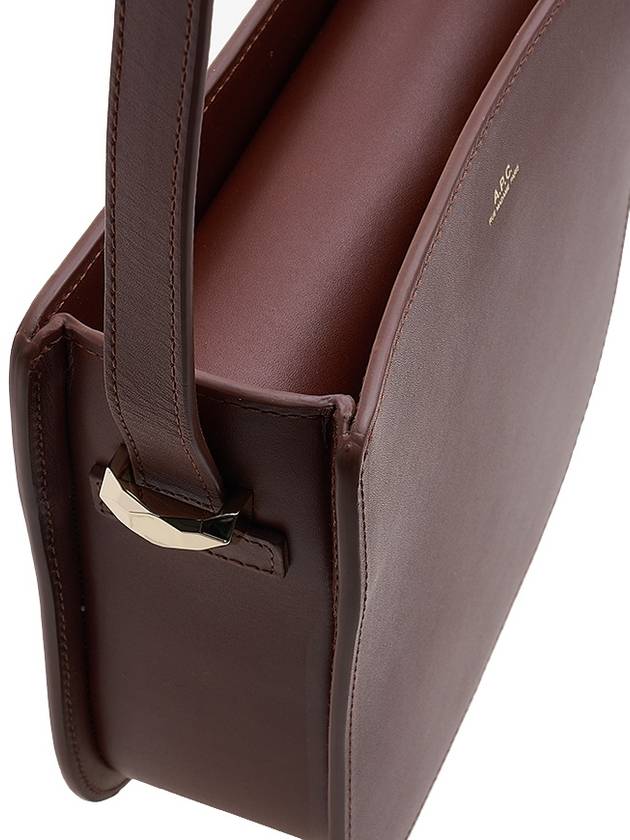 Geneve Smooth Leather New Shoulder Bag Brown - A.P.C. - BALAAN 9