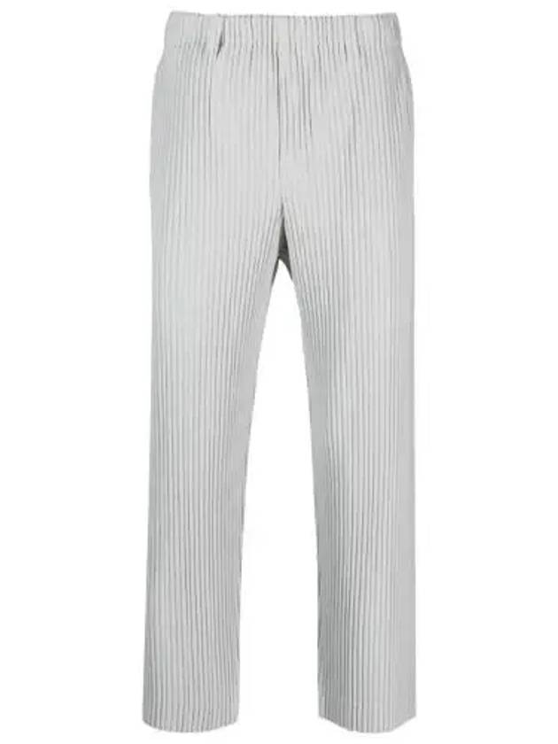 Pleated Straight Pants Grey - ISSEY MIYAKE - BALAAN 2