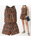 11Th Anniversary Pattern Jumpsuit Brown - ISABEL MARANT - BALAAN 2