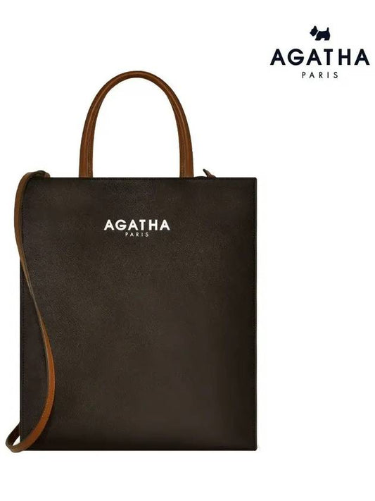 Leather Book Tote Bag AGTB135 705 - AGATHA APPAREL - BALAAN 1