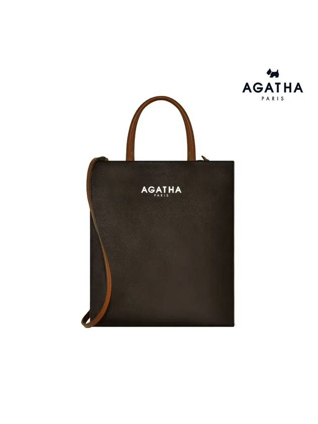 Leather Book Tote Bag AGTB135 705 - AGATHA APPAREL - BALAAN 1