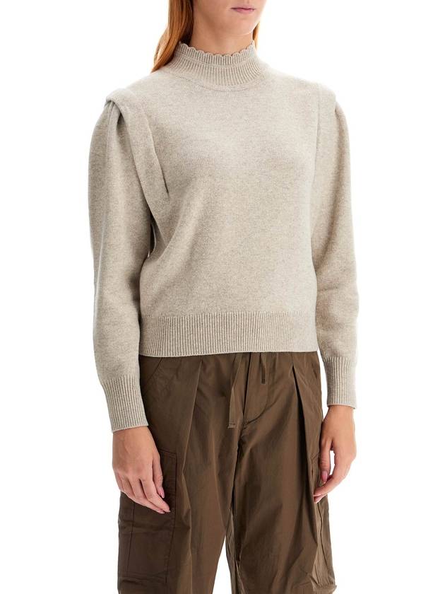 Lucille knit top light gray - ISABEL MARANT ETOILE - BALAAN 3