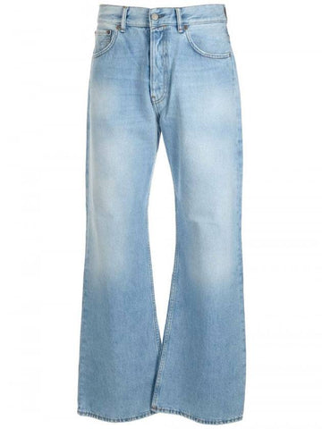 Loose Fit Straight Jeans Light Blue - ACNE STUDIOS - BALAAN 1