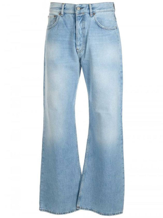 Loose Fit Straight Jeans Light Blue - ACNE STUDIOS - BALAAN 1