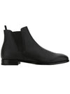 Saffiano Chelsea Boots Black - PRADA - BALAAN.