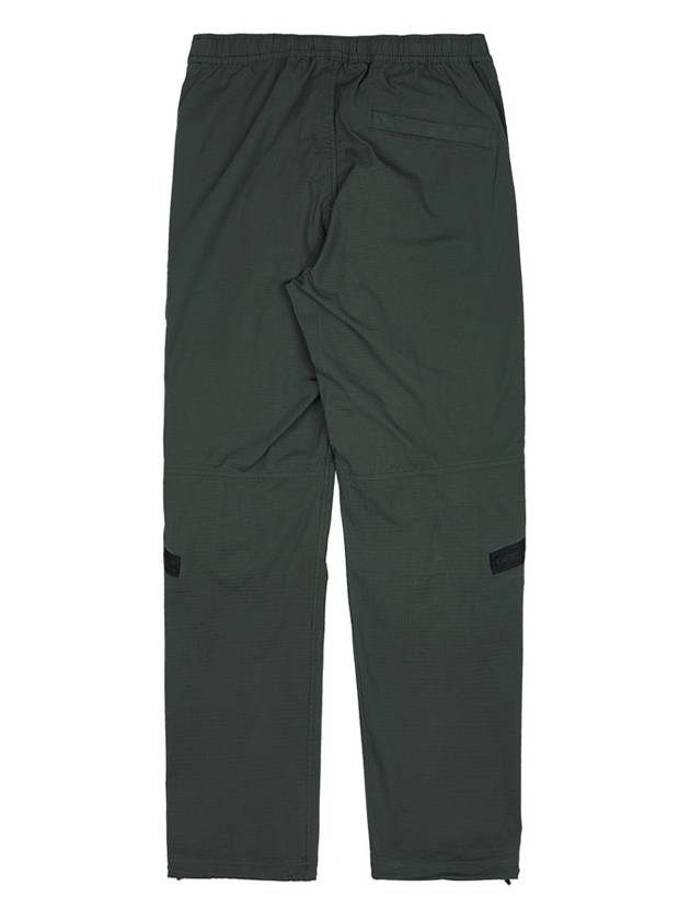 Loose Fit Cargo Straight Pants Dark Green - STONE ISLAND - BALAAN 3