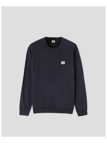 Logo Patch Sweatshirt Navy - CP COMPANY - BALAAN 1