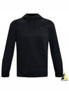 Men's UA Armor Fleece Hoodie Black - UNDER ARMOUR - BALAAN 2