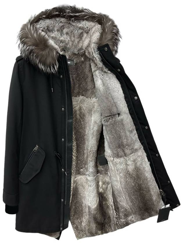 Men's Moritz MORITZ Fur Line Twill Parka Black - MACKAGE - BALAAN 4