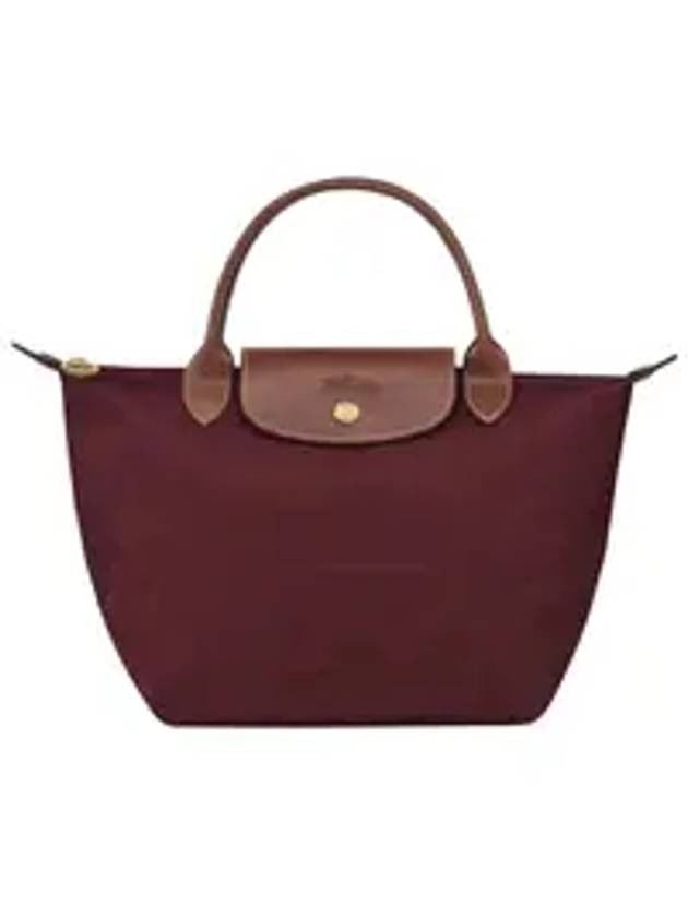 Le Pliage Original Small Tote Bag Burgundy - LONGCHAMP - BALAAN 1