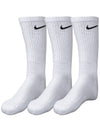 Everyday Cushioned Training Crew Socks 3 Pack White - NIKE - BALAAN 2