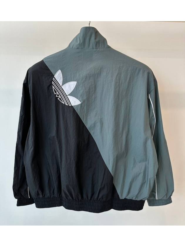 Adicolor Sliced Trefoil Zip-Up Jacket Blue Black - ADIDAS - BALAAN 3