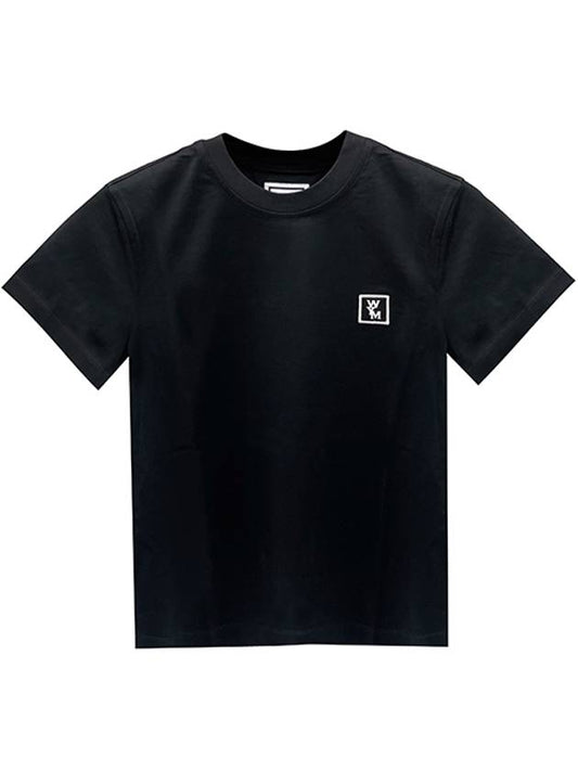 Back logo cotton short sleeve t shirt black - WOOYOUNGMI - BALAAN 2